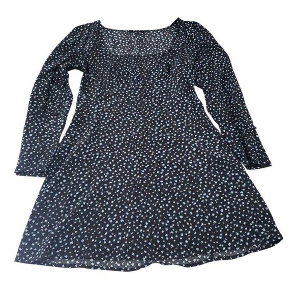 Madewell Womens Long Sleeve Floral Print Dress 4 - Picture 4 of 6